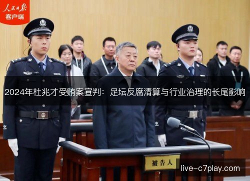 2024年杜兆才受贿案宣判：足坛反腐清算与行业治理的长尾影响
